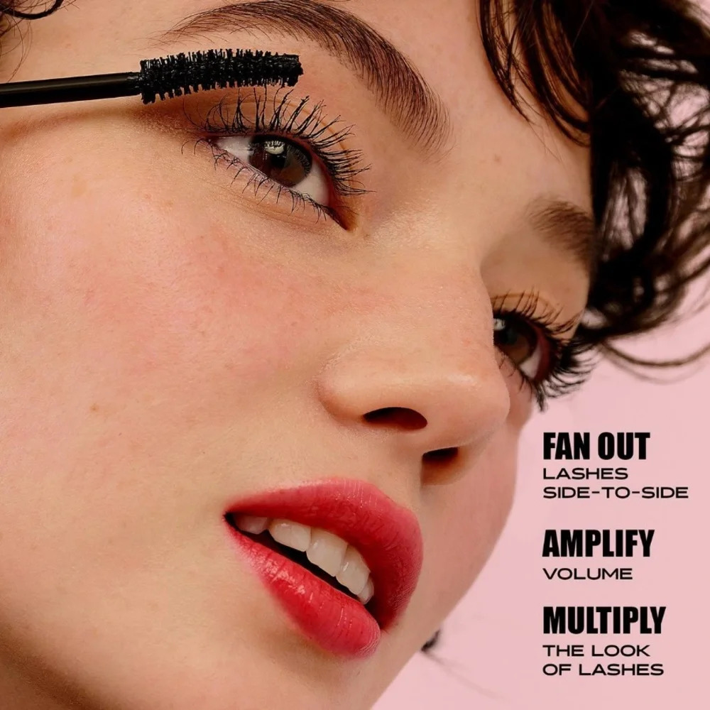 $12❤️‍🔥 Benefit Fan Fest Fanning & Volumizing Mascara HYPER BLACK 2PK 👁️ NEW - Picture 3 of 8